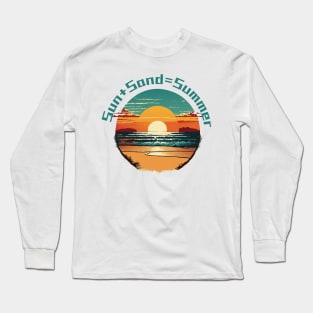 Eternal Summer: Sun, Sand, and Fun Long Sleeve T-Shirt